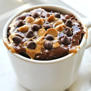 Chocolate Peanut Butter Mug Cake Simple and Tasty Treat