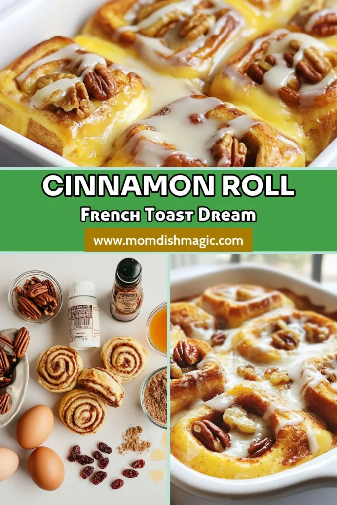 Indulge in the deliciousness of this Cinnamon Roll French Toast Bake, the perfect centerpiece for your next weekend brunch! This easy breakfast casserole combines fluffy cinnamon rolls and a rich egg mixture for a delightful twist on traditional baked French toast. Quick to prepare and bursting with flavor, it’s an irresistible addition to your cinnamon roll recipes. Try it today and make your mornings special! #CinnamonRollFrenchToastBake #EasyBreakfastCasseroles #WeekendBrunchIdeas #BakedFrenchToast