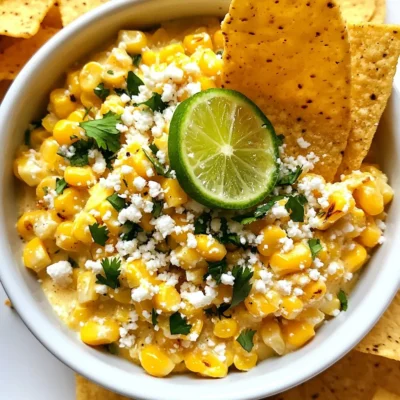 Fiesta Mexican Street Corn Dip Flavorful Party Snack