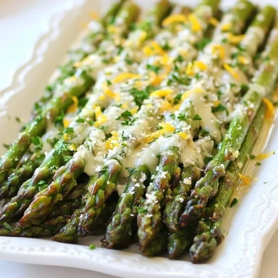Garlic Parmesan Roasted Asparagus Flavorful Dish